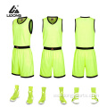 Nuevo diseño de uniformes de baloncesto barato con uniforme de baloncesto de color juvenil.